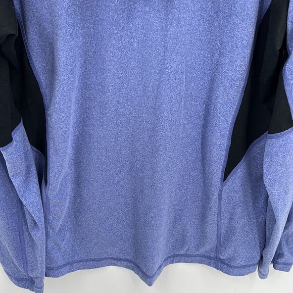 Brooks Women's Blue Long Sleeve Hooded Pullover Active Wear Tee Size Medium - Picture 8 of 14